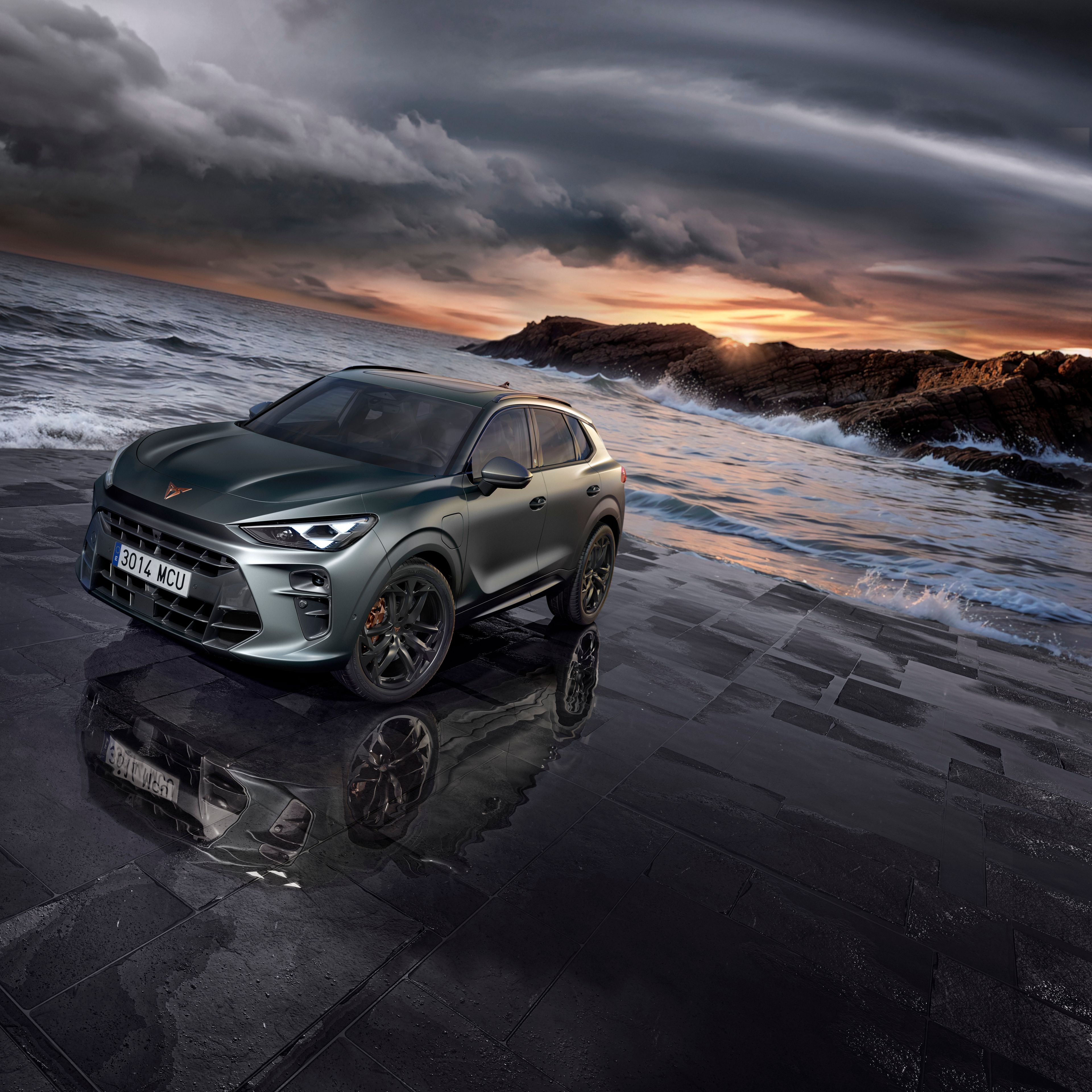 CUPRA Terramar viharos tengerparton