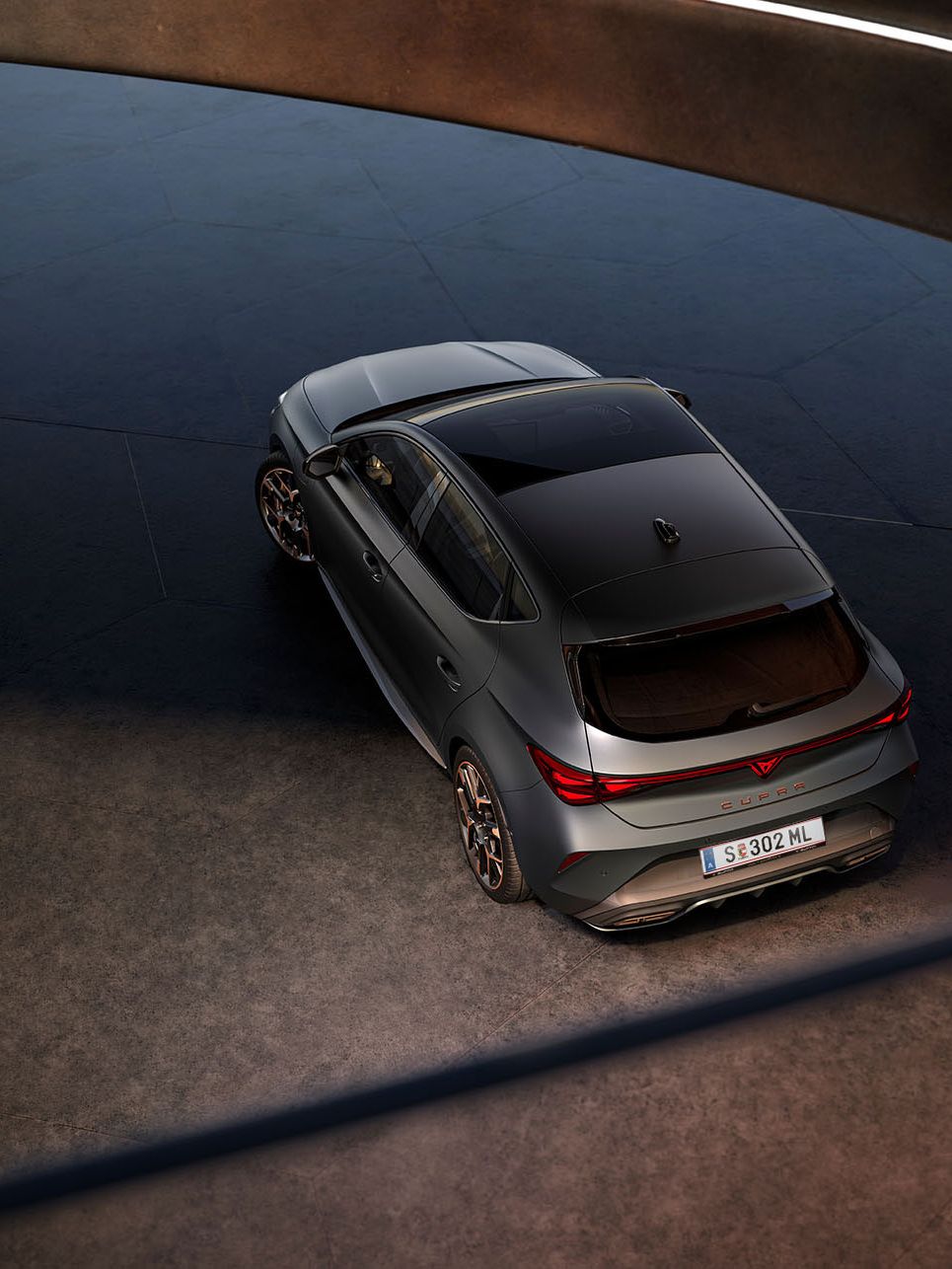 CUPRA Leon felülről