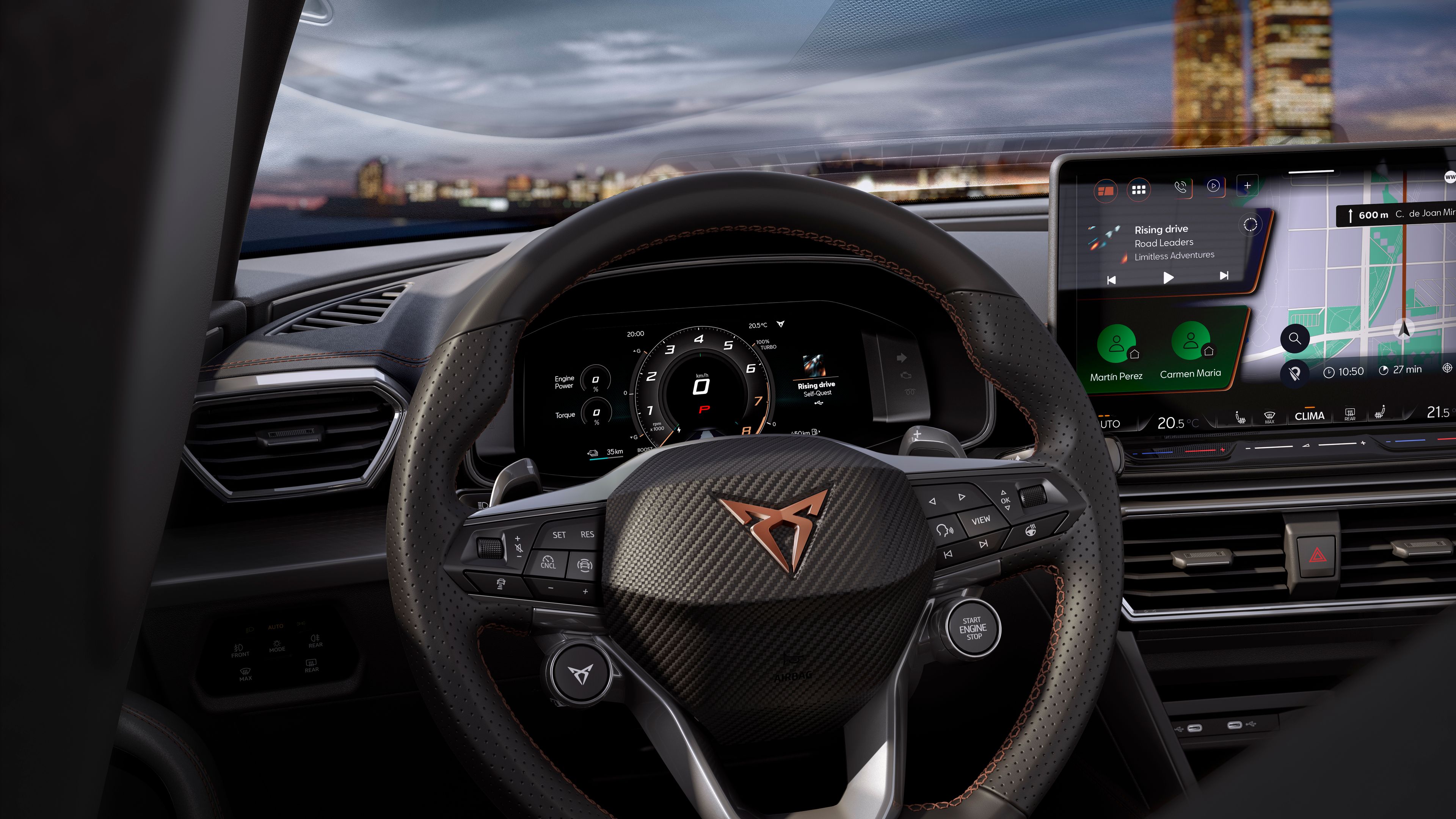 CUPRA Leon kombi kormány