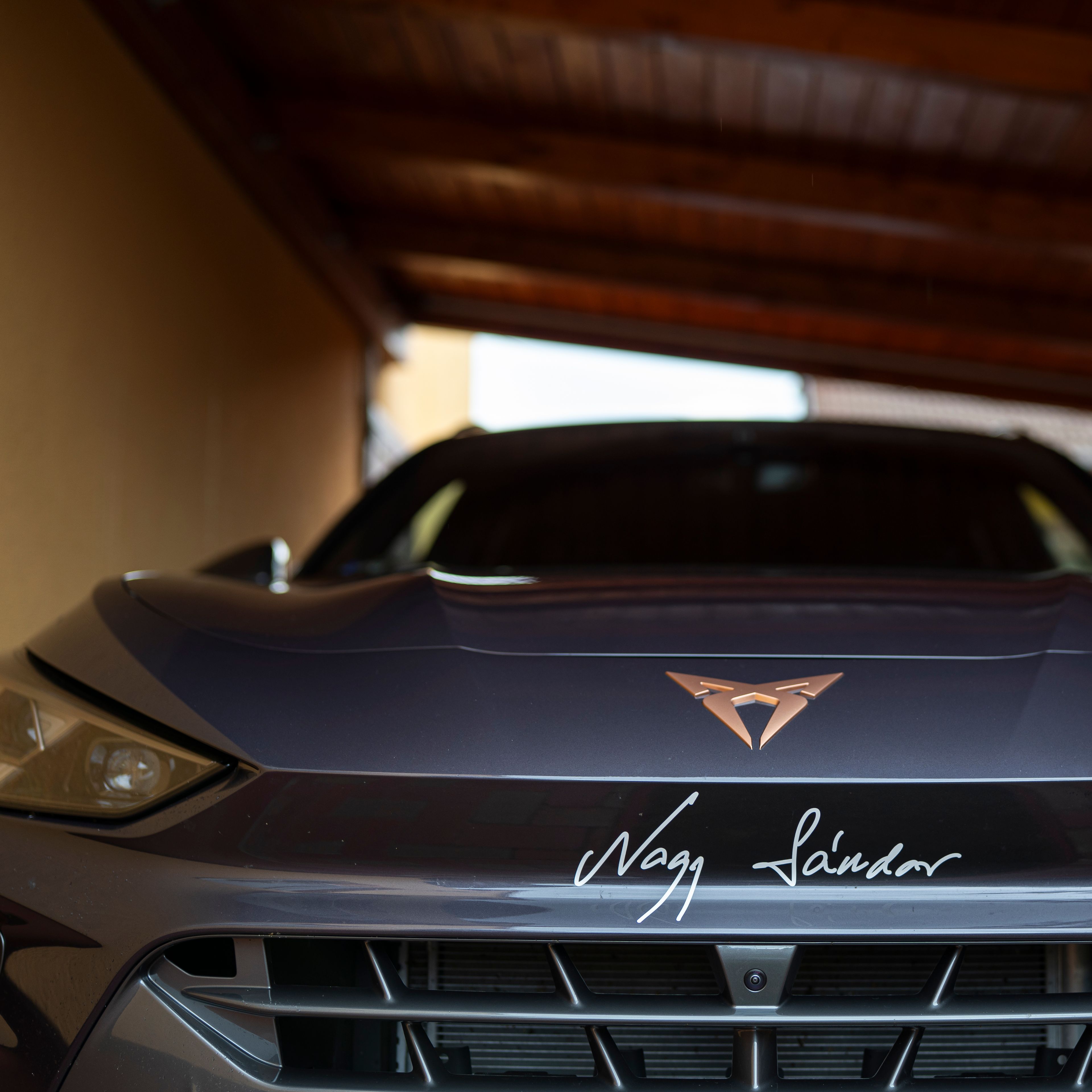 Nagy Sándor saját Cupra modellje