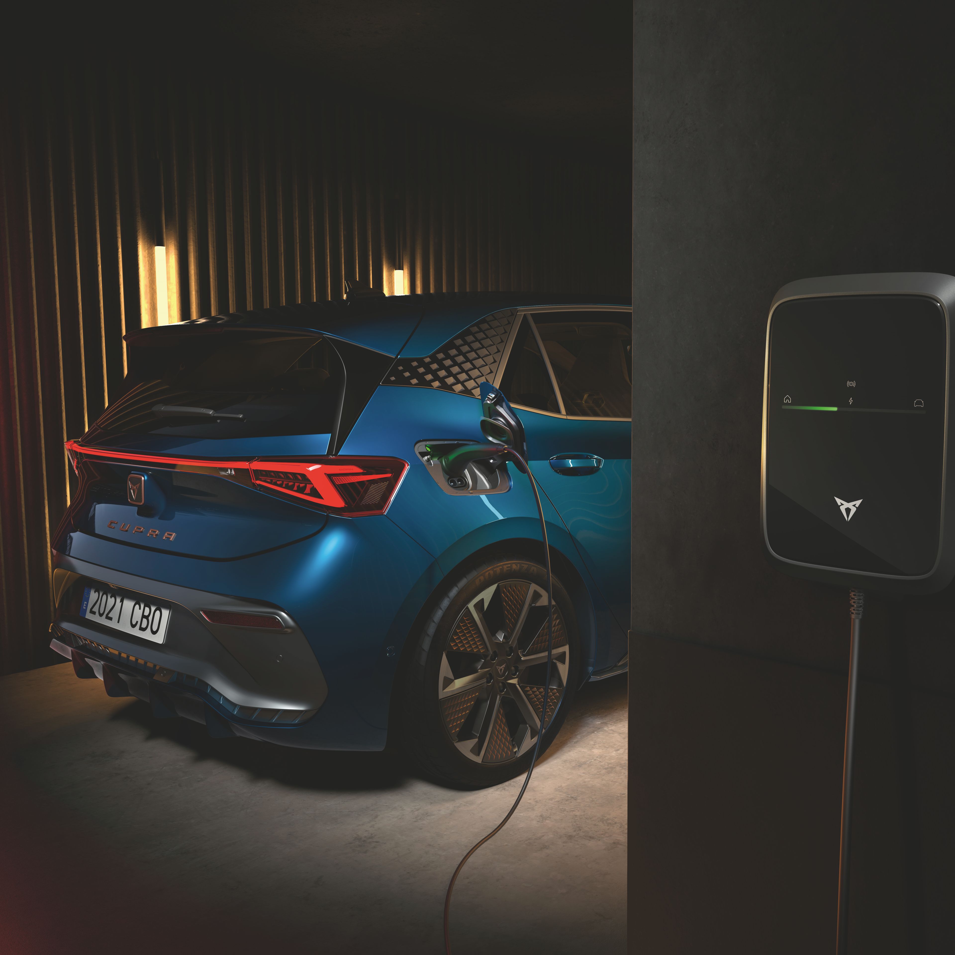 CUPRA Born töltés közben