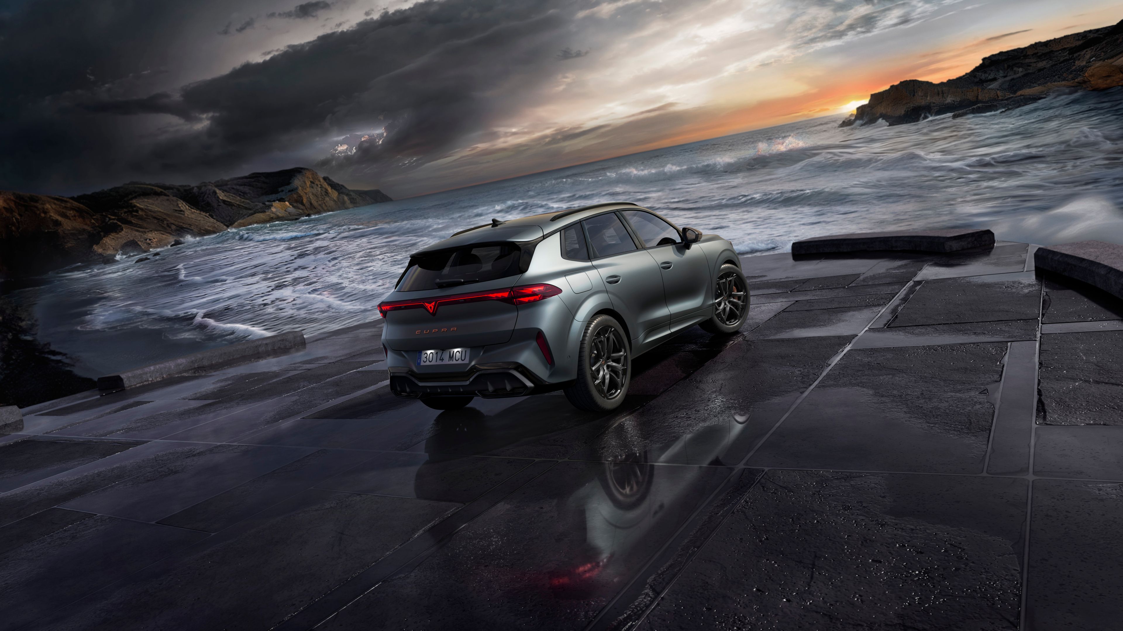 CUPRA Terramar viharos tengerparton