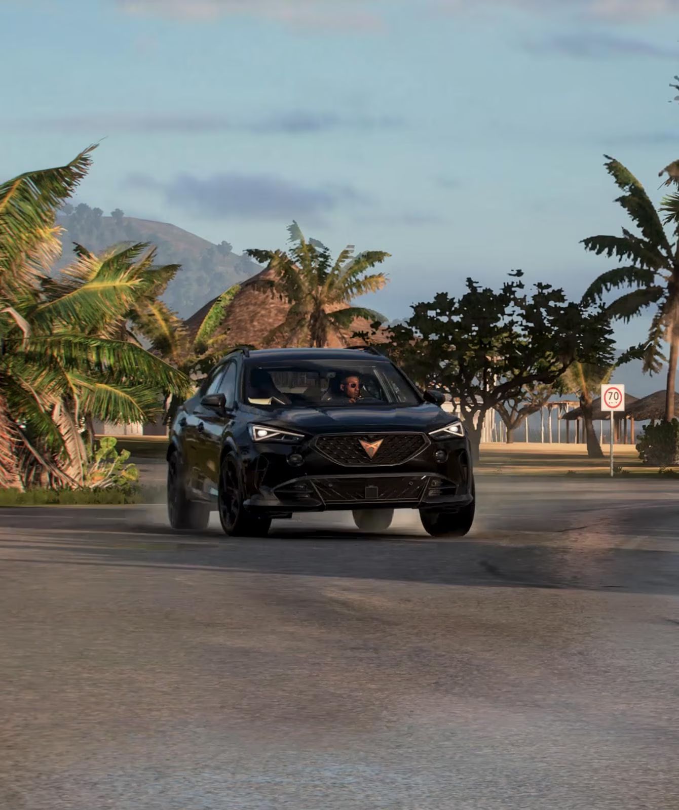 CUPRA formentor forza horizon játék hegyvidékes területén