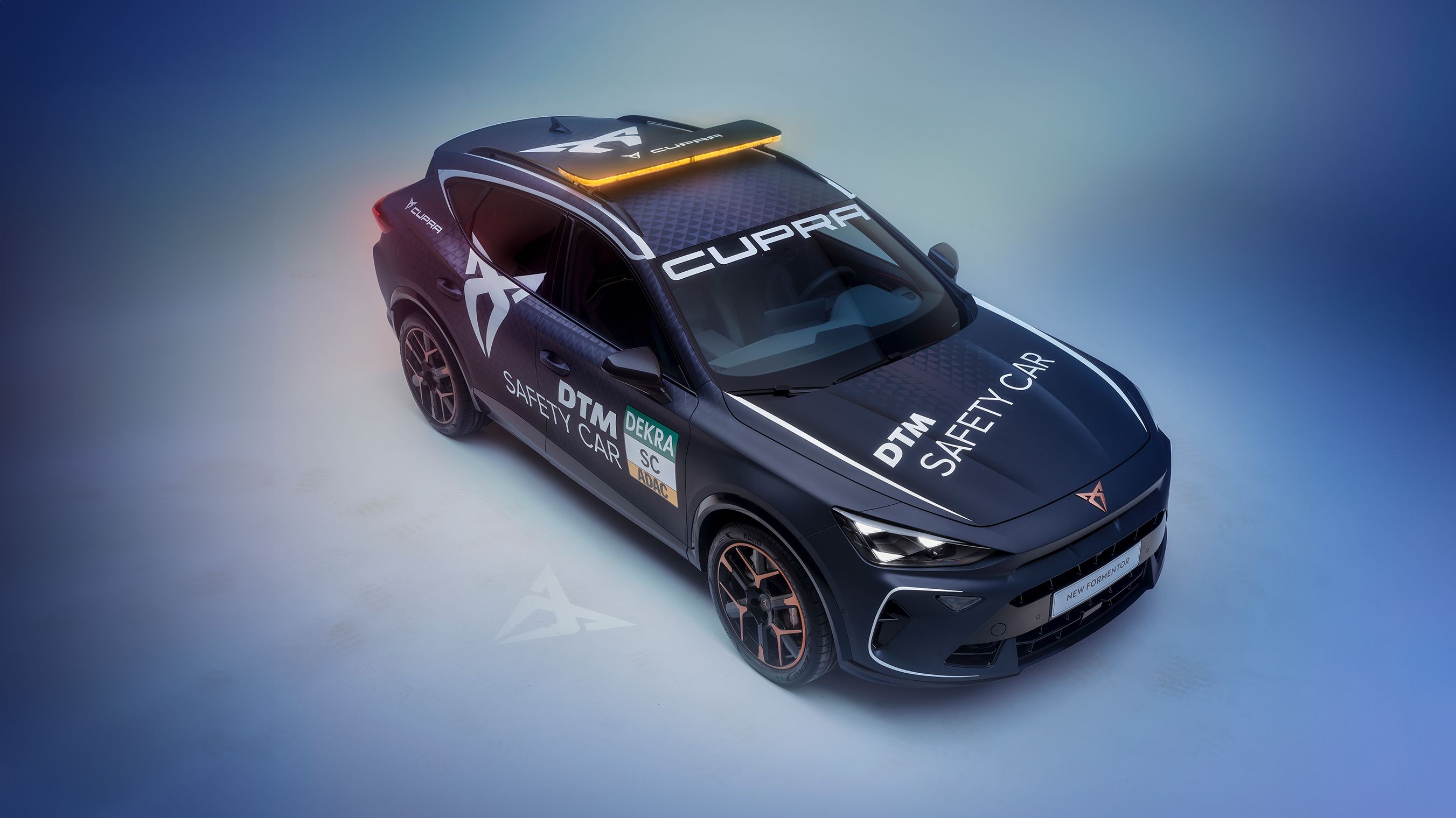 Cupra Formentor biztonsági autó felülről