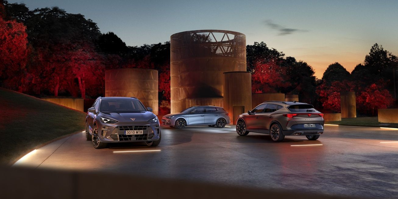 cupra modell range kép naplementés környezetben