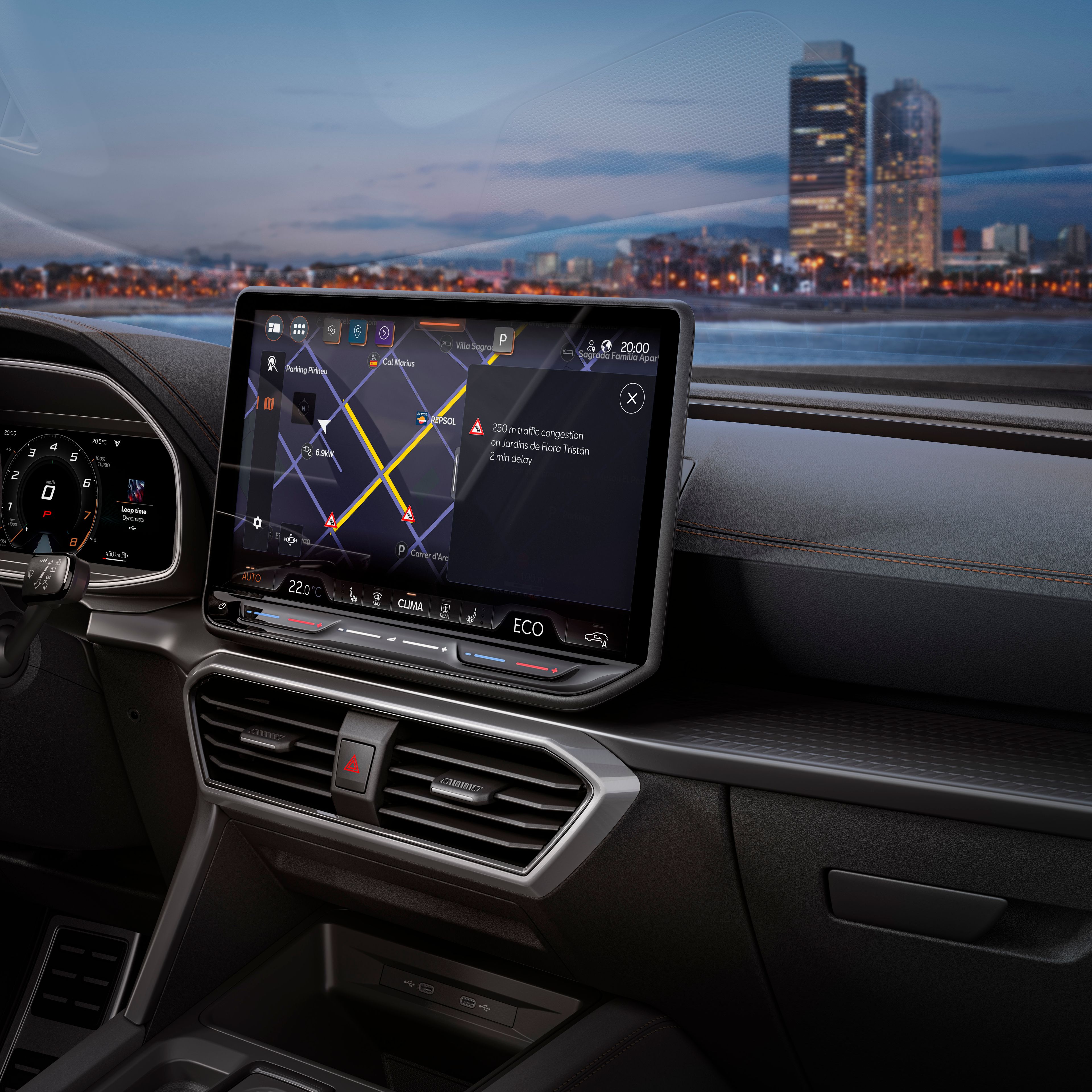 CUPRA Formentor navigáció