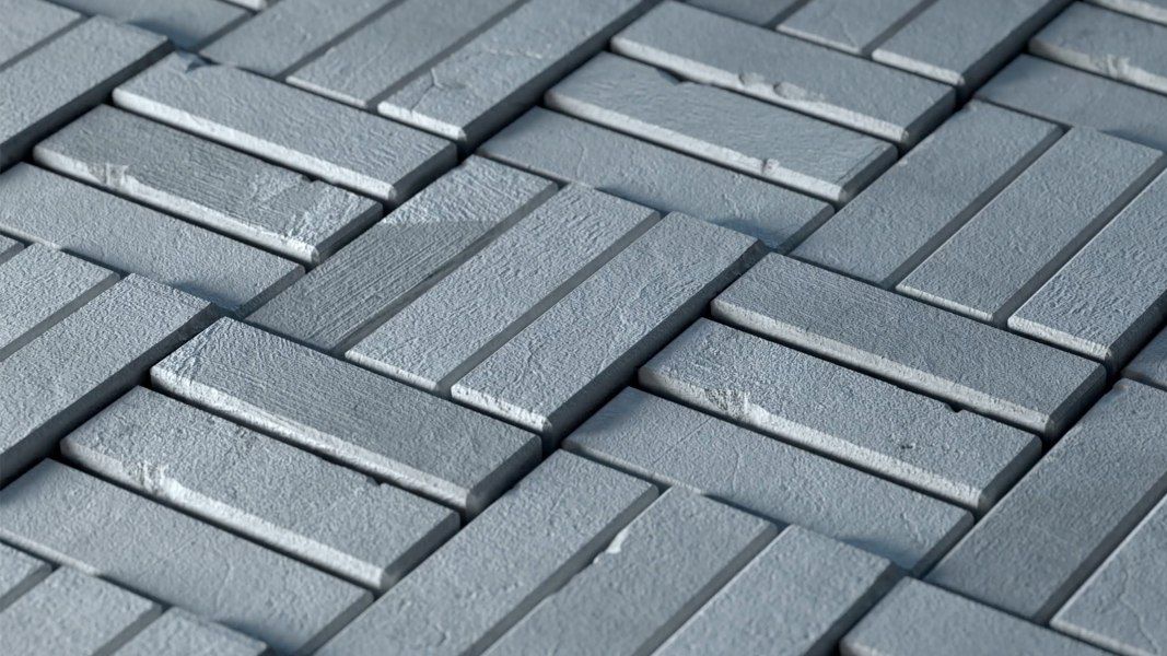 Szürke esztétikus téglák